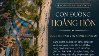 Hé lộ “Con Đường Hoàng Hôn” bên bờ kè An Phước Sài Gòn