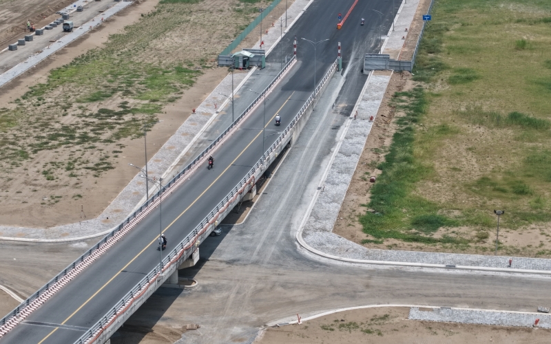Cây cầu của dự án đã được đưa vào hoạt động