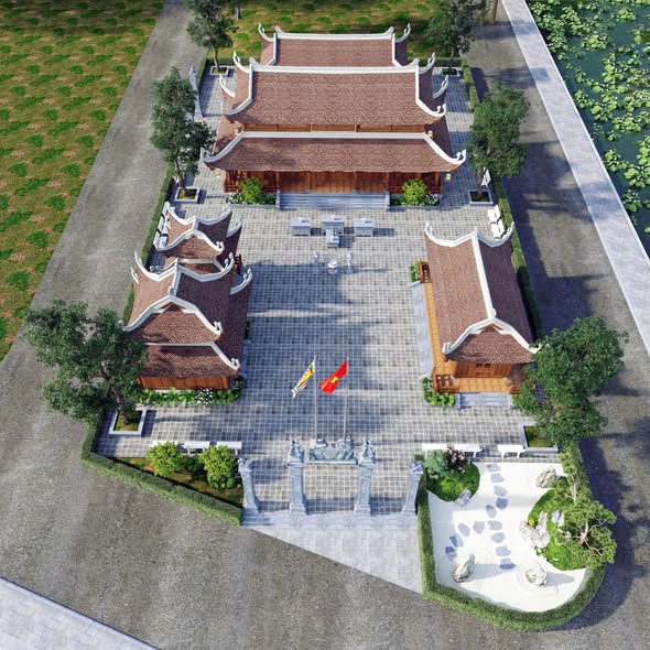 Phối cảnh tổng thể Đình Rạch Ván – không gian văn hóa, tâm linh được gìn giữ trong lòng An Phước Sài Gòn
