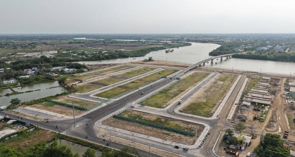 Diện mạo hạ tầng và không gian ven sông tại khu vực Cần Giuộc đang từng bước hoàn thiện